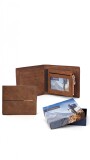 BILLETERA HOMBRE VAN GOGH MARRON CLARO C/ GUARDA MARRON