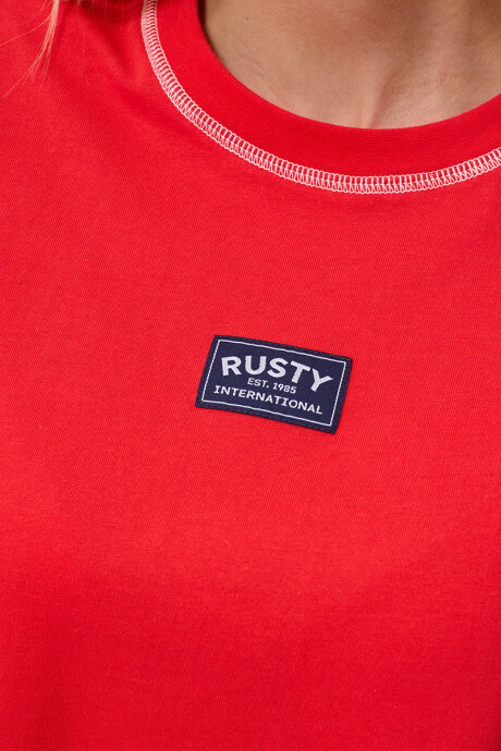 T-SHIRT RUTSU RUSTY Rojo