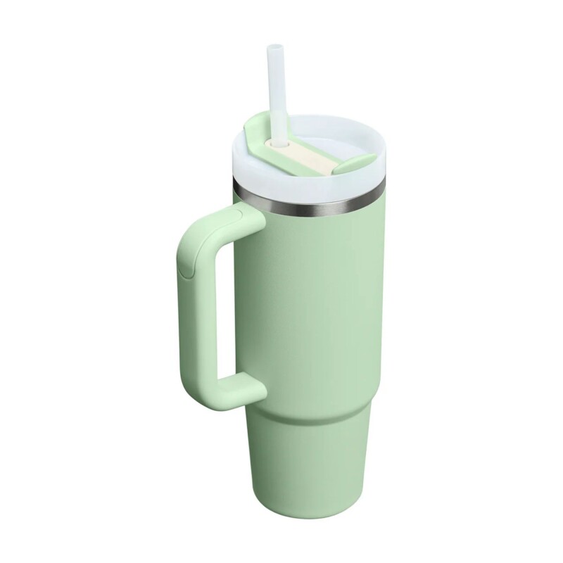 Vaso Térmico en Acero inox. Stanley Quencher 887ml Pistacho