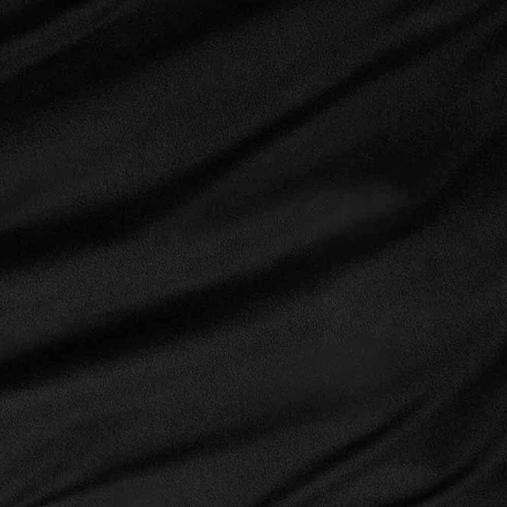 Polera Cloud Jersey Full Zip Hoodie Mujer Black