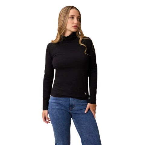 POLERA MUTORA S-XXL NEGRO