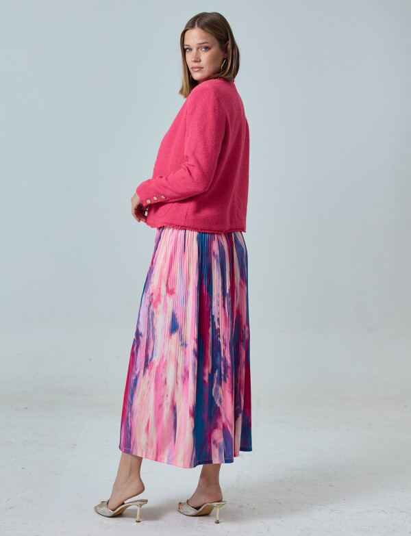 Capri Wide Leg MULTI/FUCSIA