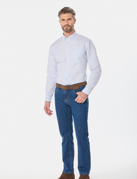 PANTALÓN DE JEAN CLÁSICO Azul