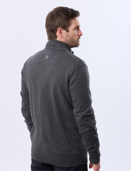 CAMPERA LANA TEJIDA Gris