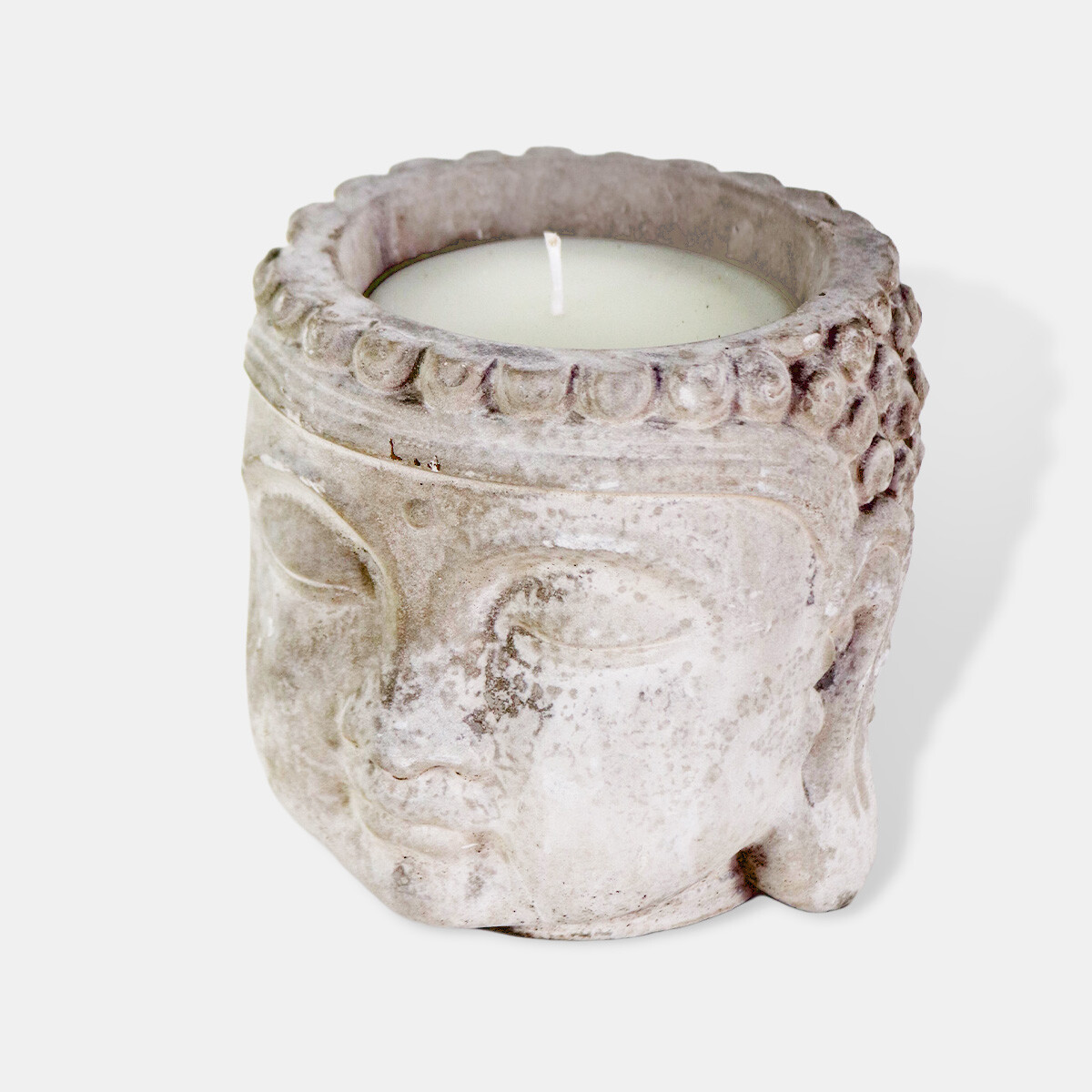 VELA CITRONELA EN POTE CERAMICA BUDA 