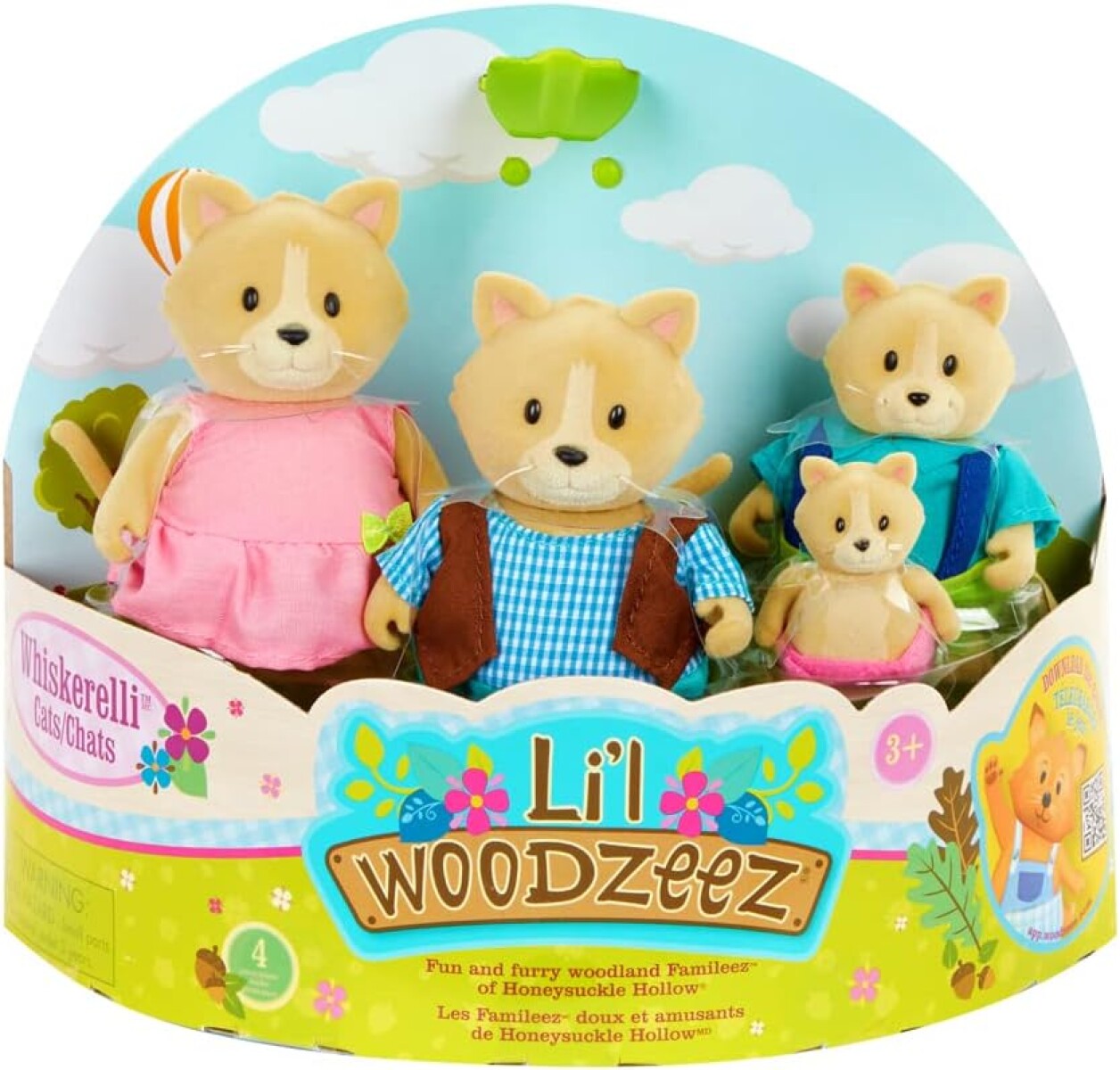 Familia de animales coleccionables - Gatos Whiskerelli 