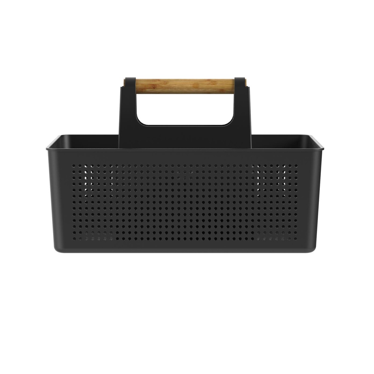 CESTA ALMACENAJE - POLIPROPILENO NEGRO FLOW 