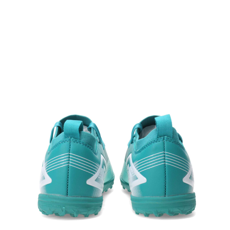 Championes de Niños Umbro Futbol 5 Vibe TF Junior Turquesa Agua - Blanco
