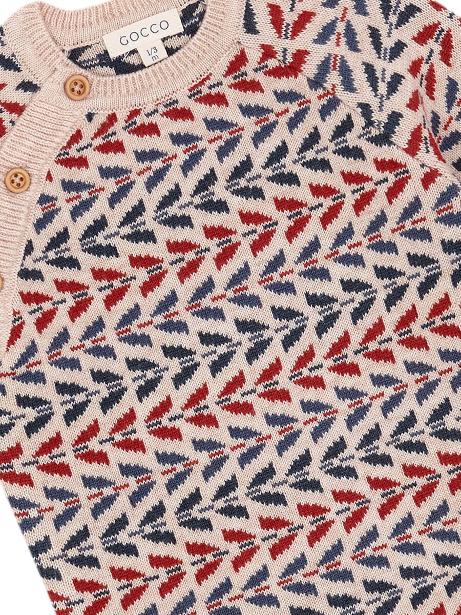 Pelele De Jaquard Rojo