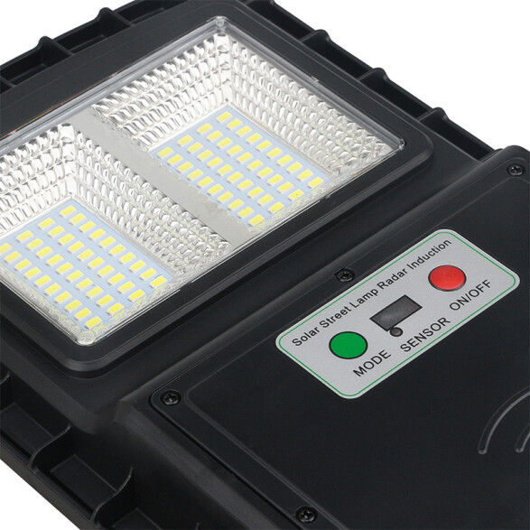 Luminaria Vial LED solar con sensor 30W frío IX4990