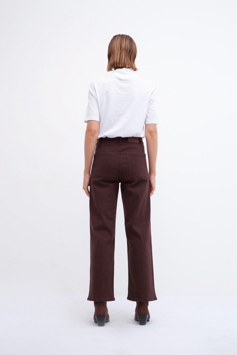 Jean culotte Paulina chocolate