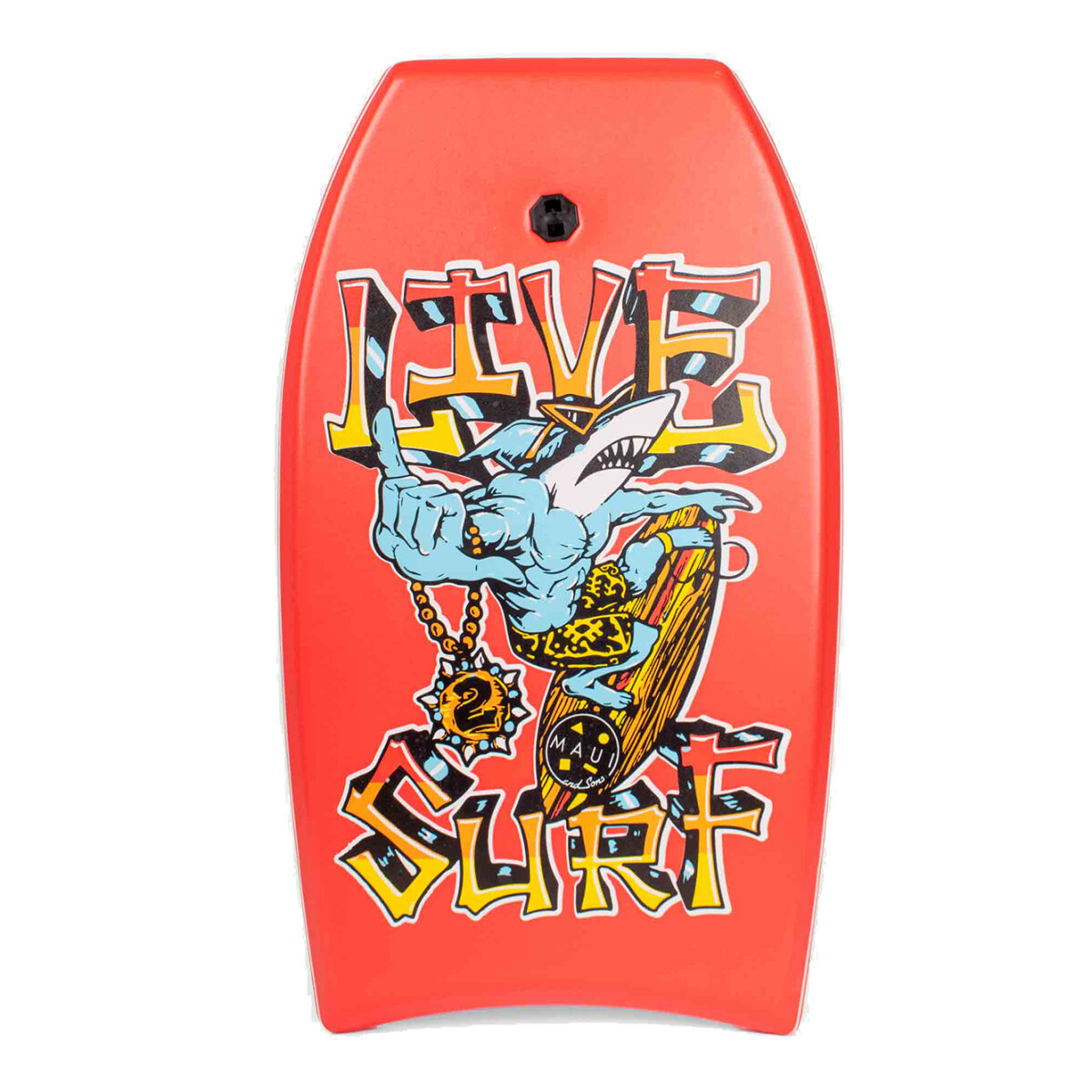 Body Board Maui and Sons - LIVE SURF - para Niños - Rojo 