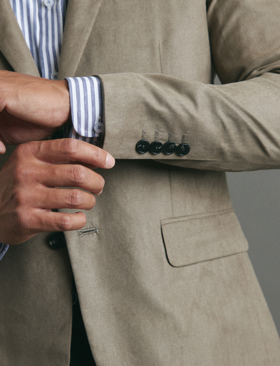 110600 SACO HARRINGTON LABEL Kaki