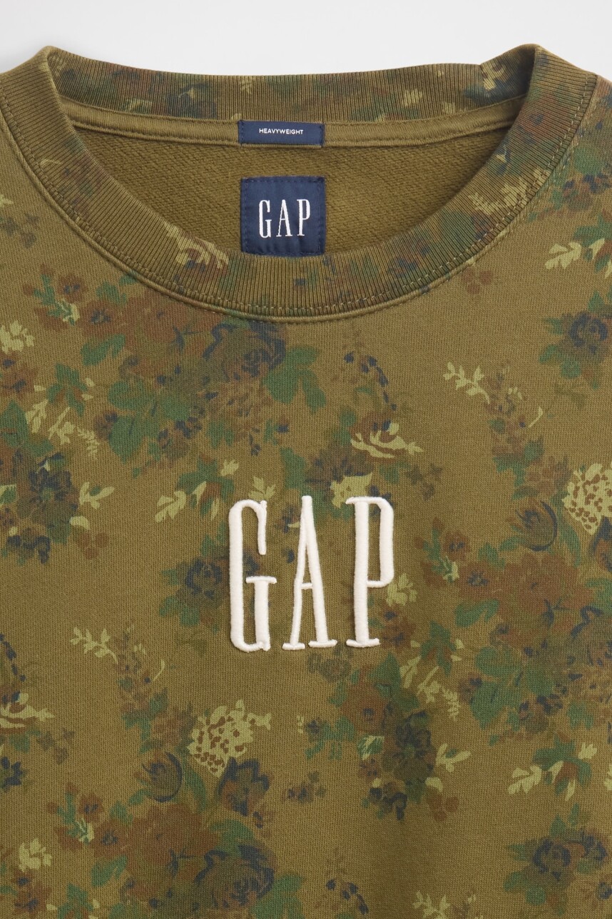 Buzo Deportivo Logo Gap Hombre Floral Print
