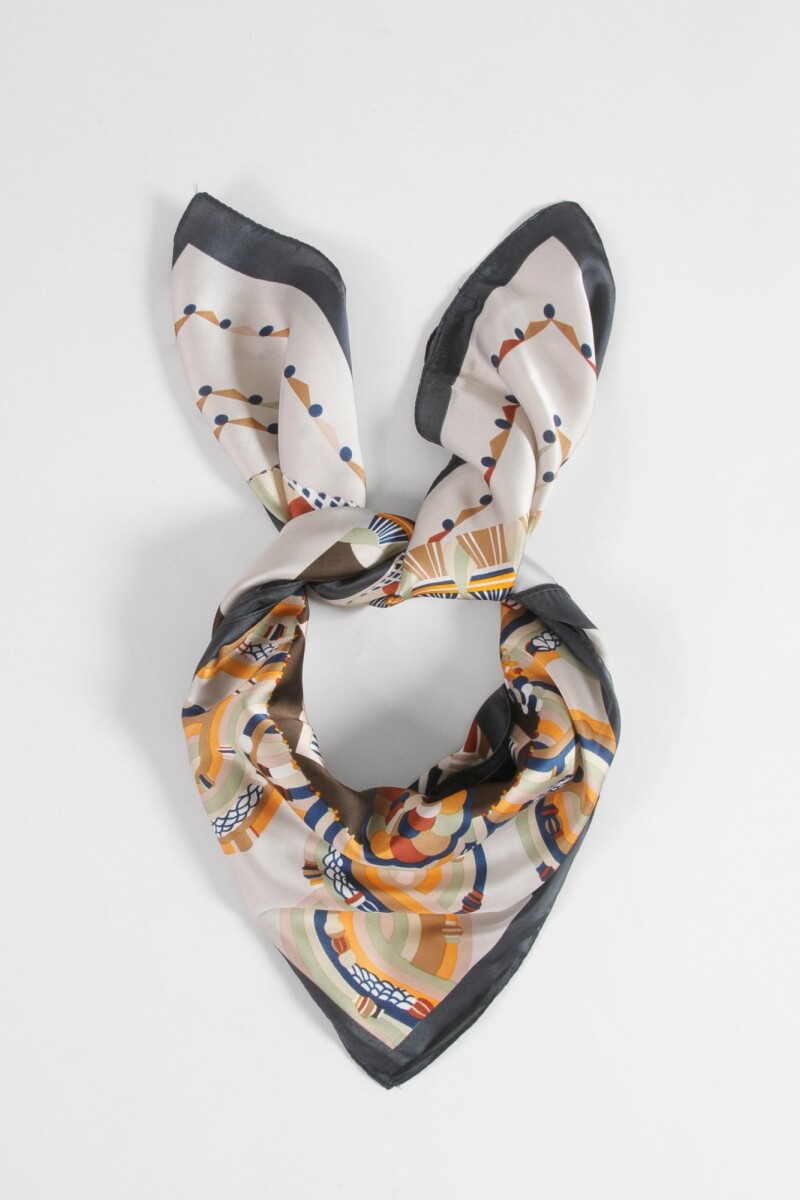 Pañuelo print multicolor