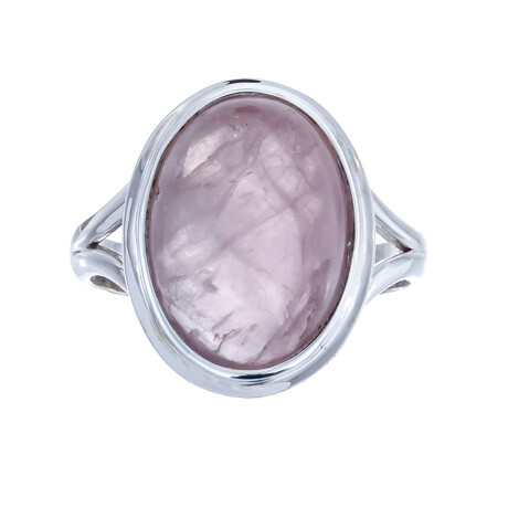 Anillo de plata 925 y Cuarzo Rosa Anillo de plata 925 y Cuarzo Rosa