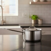 Cacerola 24 cms c/cabo H 14 cms acero inoxidable Cacerola 24 cms c/cabo H 14 cms acero inoxidable