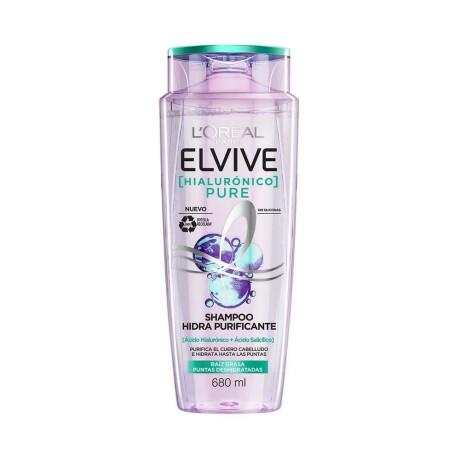 Pack L'Oréal Paris Elvive Hialurónico Pure Shampoo 680ml + Acondicionador 370ml Pack L'Oréal Paris Elvive Hialurónico Pure Shampoo 680ml + Acondicionador 370ml