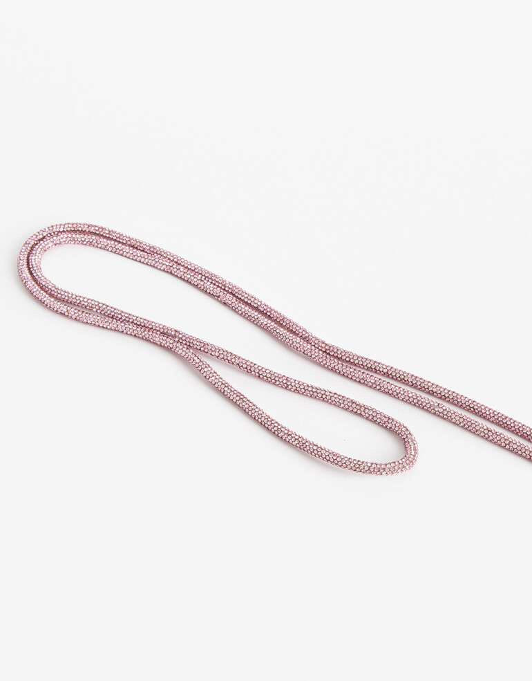 Llavero Strass Llavero Y Bag Charm Maxi Tira - Rosa Claro