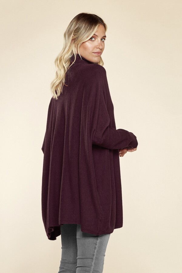 Polera Oversized BORDEAUX