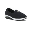 Modare Zapato Casual Feminino Lycra Viena Protection/enfeite Negro-oro
