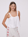 Musculosa Ridiana Marfil / Off White