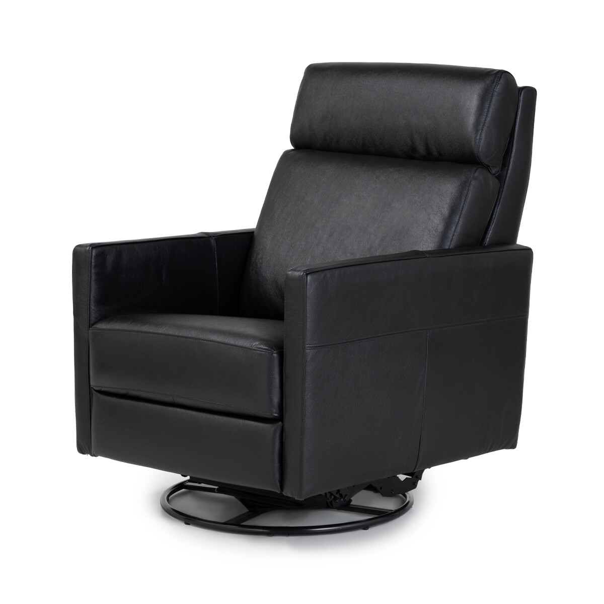 Butaca Lord (Reclinable) - Cuero Básico - 455 (Negro) 