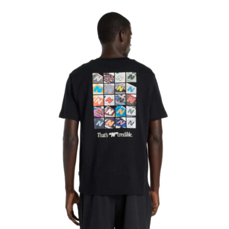 Remera New Balance N Collage Negro
