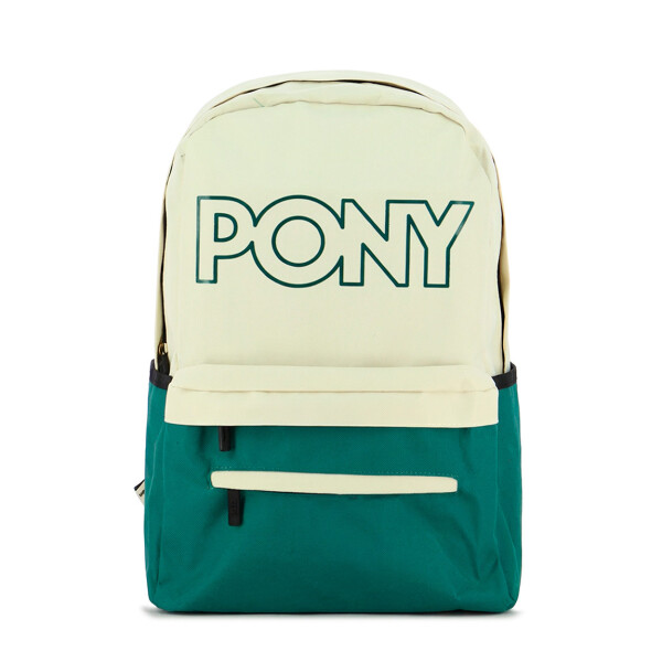 Pony mochila Soho - Verde/Gris Verde-Gris