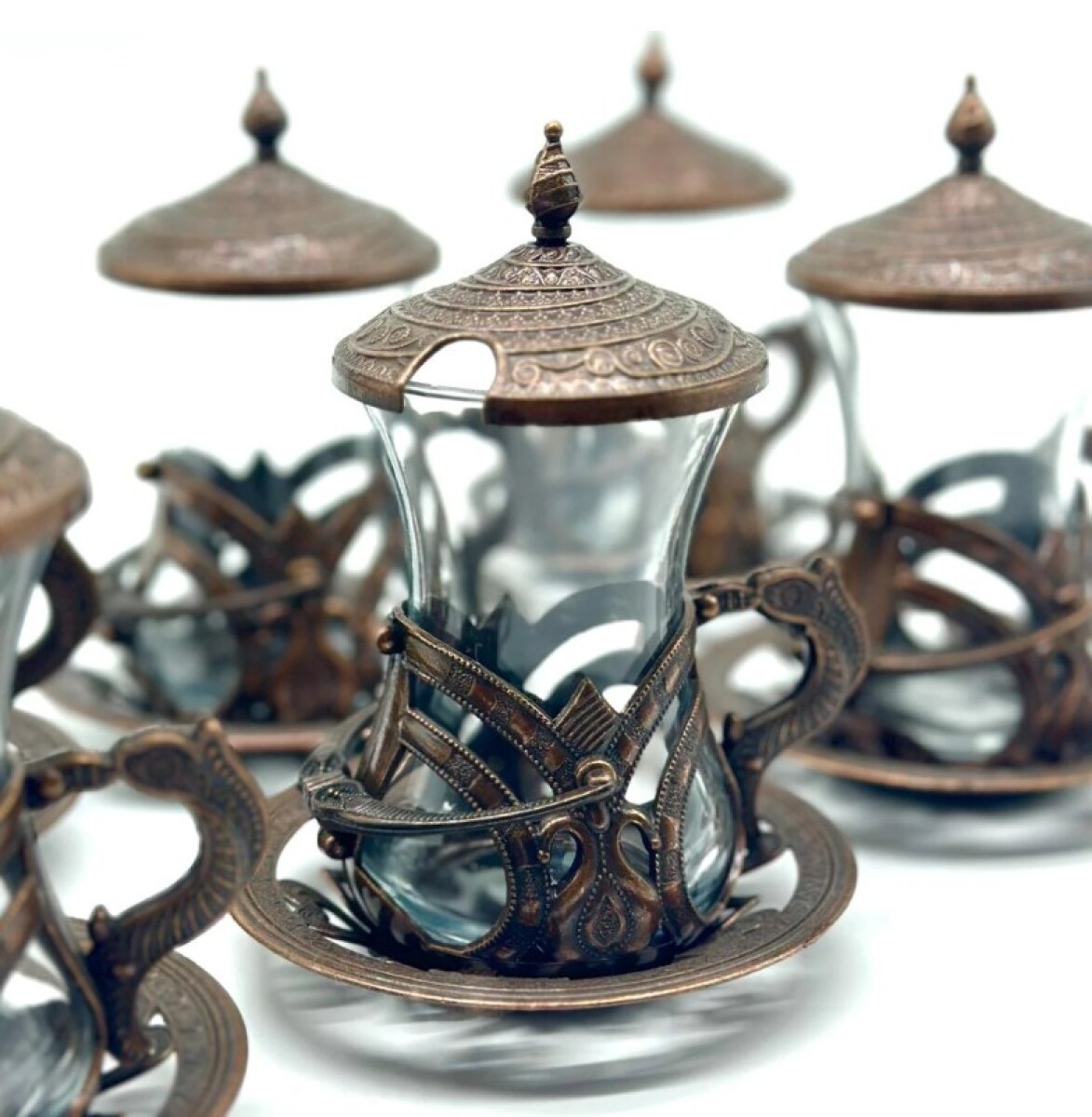 Juego de metal x6 - Juego de metal cobre x6 