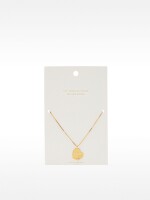 Collar De Corazón Con Circonita - Plata De Ley 925 dorado