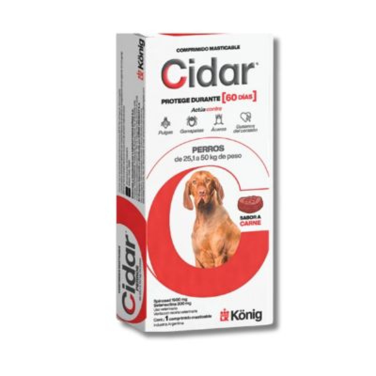 CIDAR PERROS 25,1 A 50 KG 