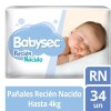 Pañales Babysec Recién Nacido + Toallita Húmeda de Regalo Premium X50 Pañales Babysec Recién Nacido + Toallita Húmeda de Regalo Premium X50