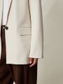 BLAZER GELDA BEIGE CLARO