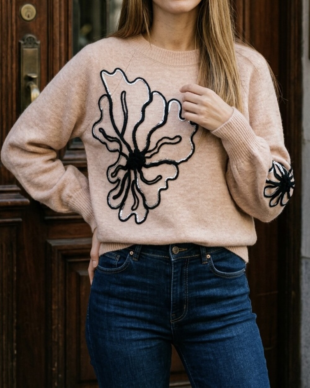 Sweater Kos Rosa viejo
