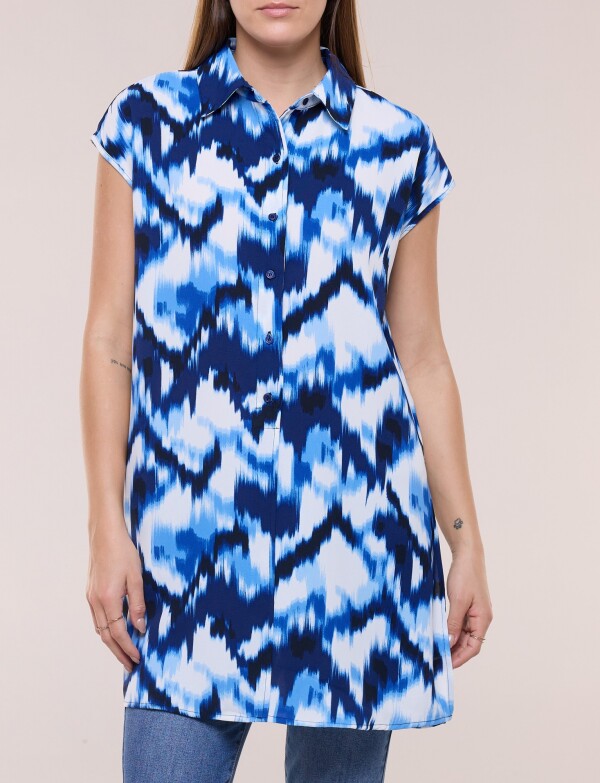 Tunica 2 Ways Printe AZUL/MULTI