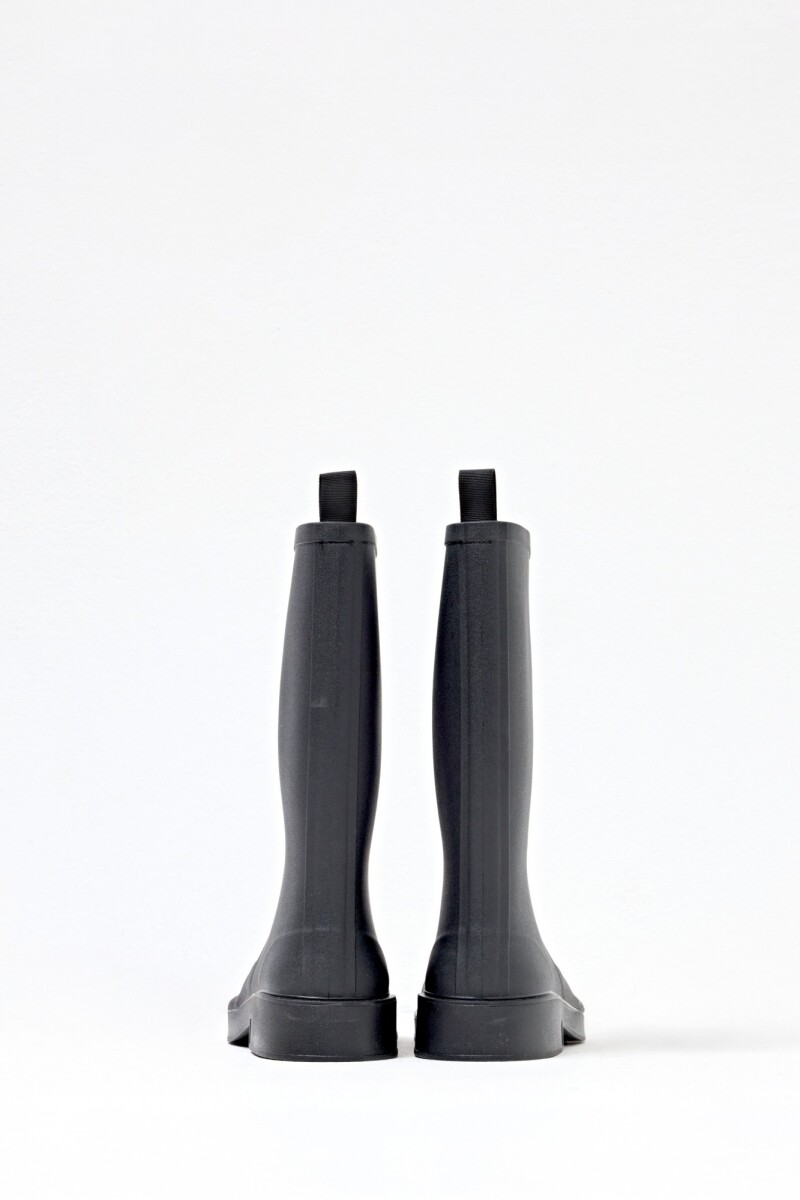 Bota de lluvia negro