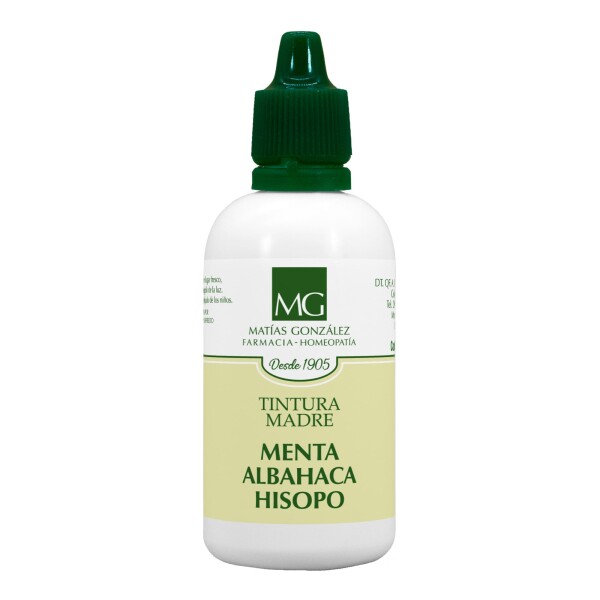 Gotas Tintura Madre Menta, Hisopo y Albahaca 60cc - (NºB3) Gotas Tintura Madre Menta, Hisopo y Albahaca 60cc - (NºB3)