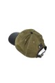 Gorro de cuero verde
