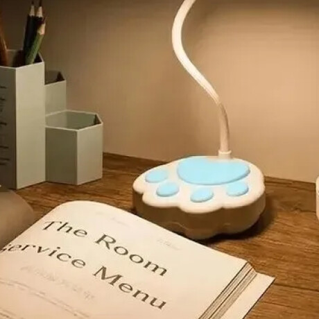 Lámpara veladora de escritorio gatito Celeste