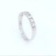 Anillo en oro 18k blanco y brillantes Anillo en oro 18k blanco y brillantes
