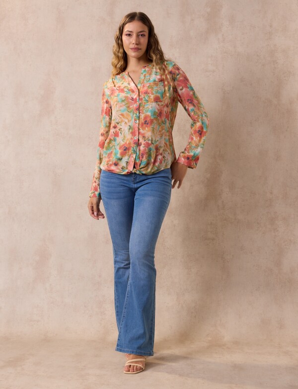 Blusa Spring MULTI/CORAL