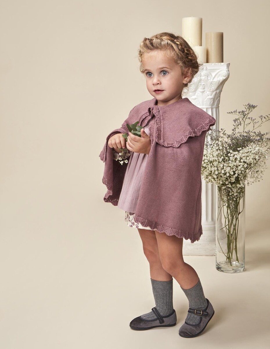 Capa De Punto Acabado - Purpura 