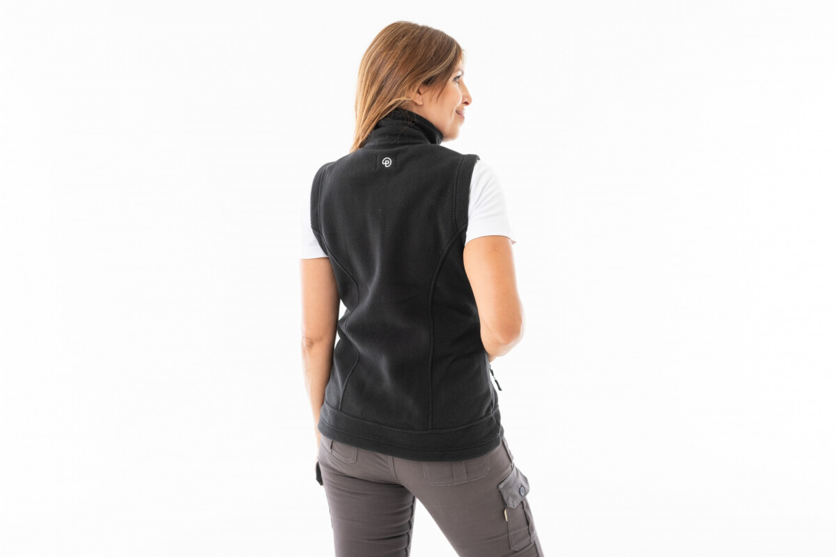 CHALECO POLAR MONTTES MUJER Negro