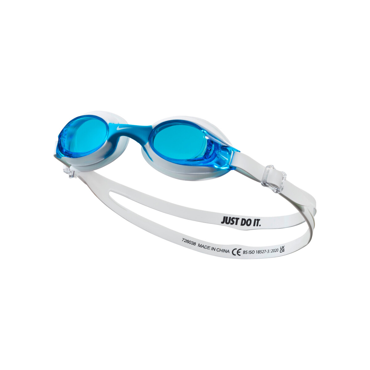Lente De Natación Nike Unisex - Blanco 