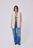 Chaleco Alma Beige