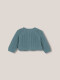 Chaqueta Punto Del Reves Verde