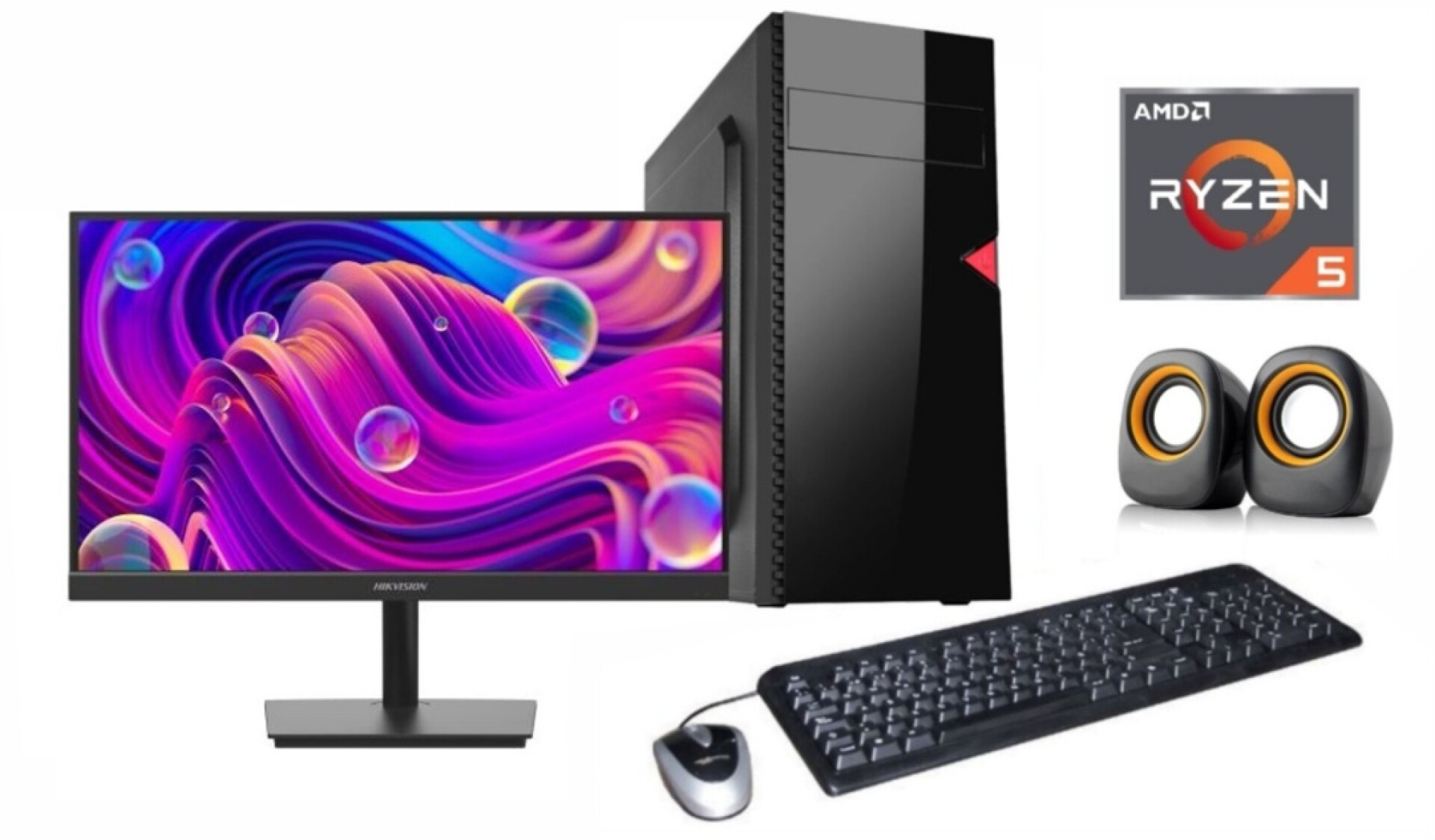 Equipo Ryzen 5 4600G y Monitor Led 21.5" Nuevos 