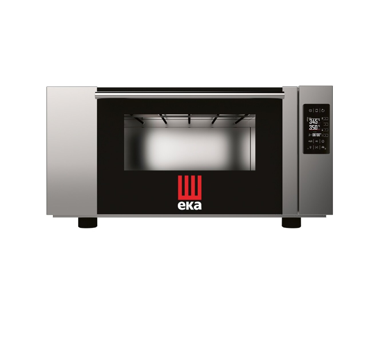 Horno pizzero inteligente eléctrico 1 boca 2 bandejas - Tecnoeka MKF D2T 