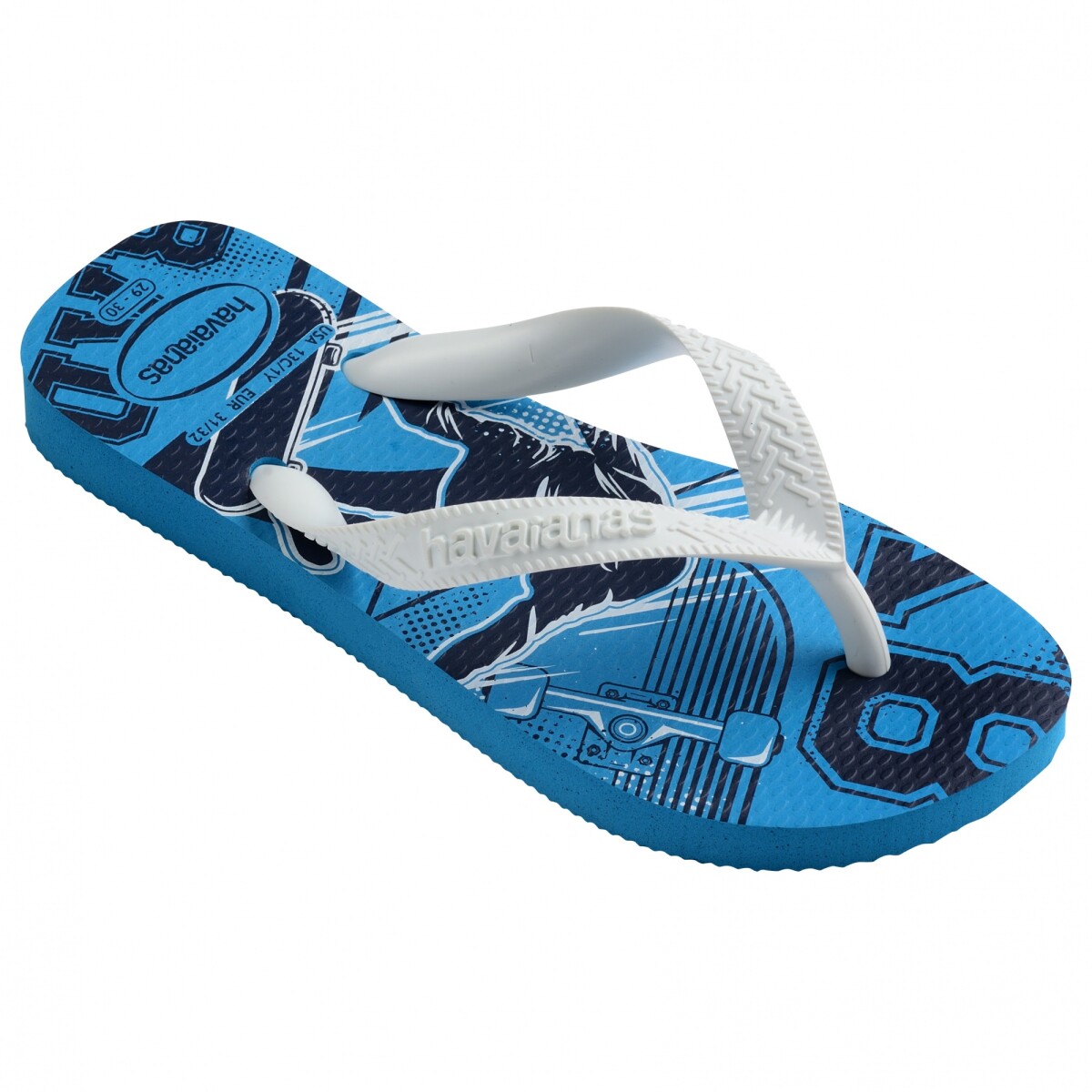 Sandalias Infantiles Havaianas Kids Athletic - Turquesa 